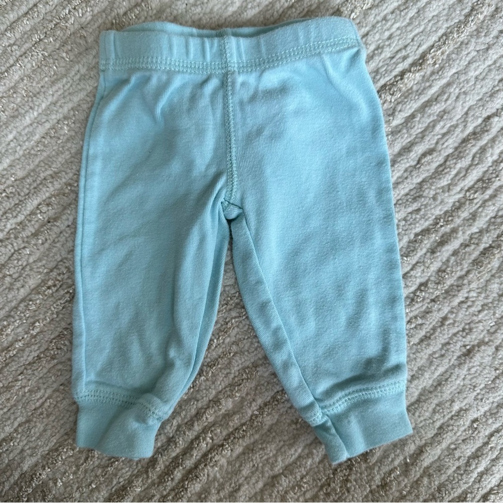 Carters Newborn Soft Blue Pants